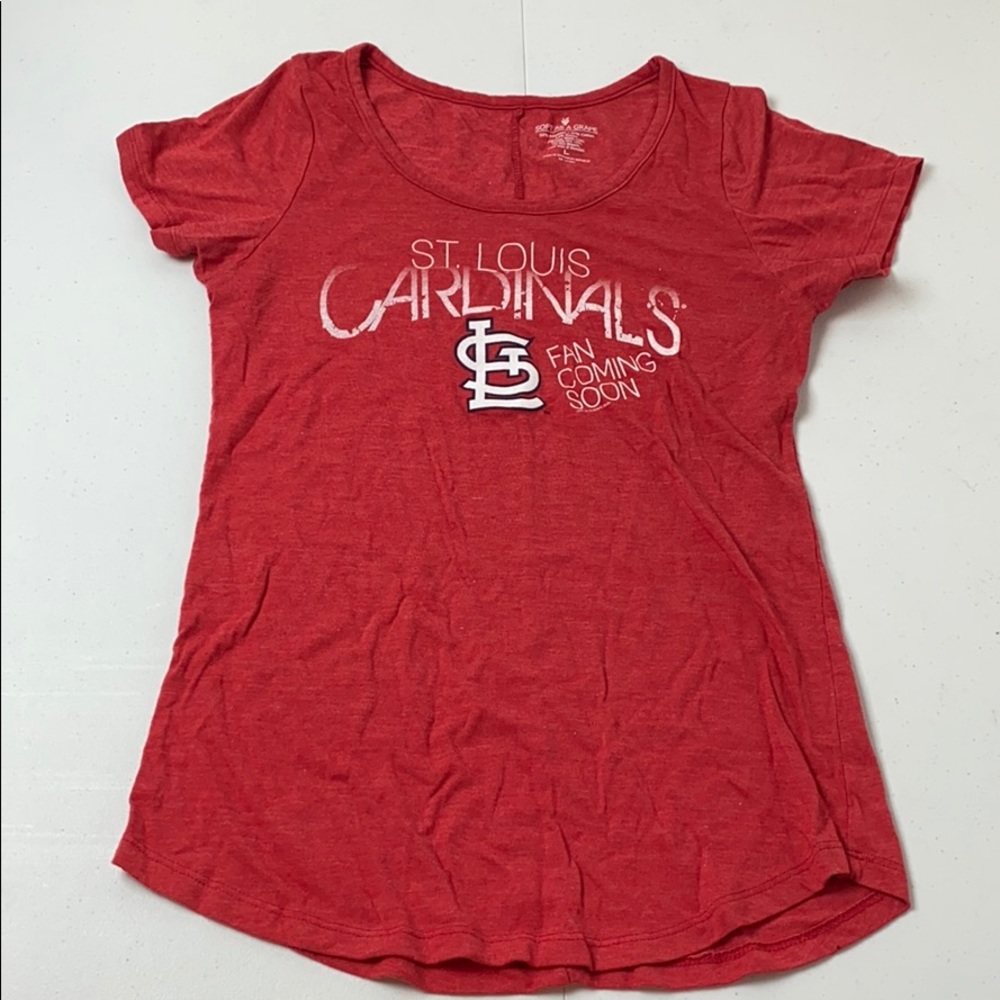 St Louis Cardinals Maternity Top Shirt L New Fan